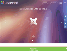 Tablet Screenshot of joomla.fr