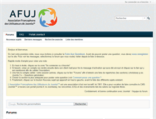 Tablet Screenshot of forum.joomla.fr