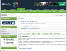 Tablet Screenshot of aide.joomla.fr