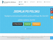 Tablet Screenshot of fundacja.joomla.pl