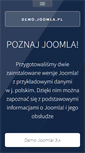 Mobile Screenshot of demo.joomla.pl